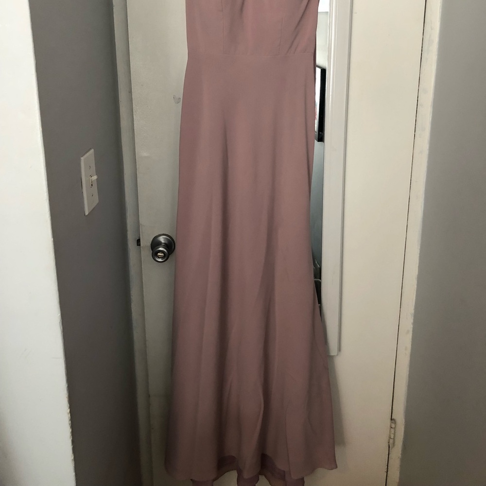 Jenny Yoo Delaney Bridesmaid Dress in Sweet Pea - Picture 4 of 8